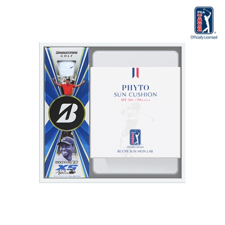 레시피 PGA TOUR 선몬랩 선쿠션 17g + 브릿지스톤 타이거우즈 골프공3구 #2