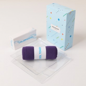 에버센스 아이스 쿨타월 냉감 쿨토시 지퍼백 파우치 세트