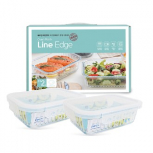 베르겐 new라인엣지 오븐밀폐용기 중형2종세트
