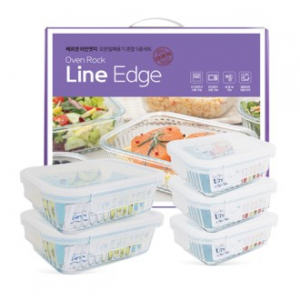 베르겐 new라인엣지 오븐밀폐용기 혼합5종세트