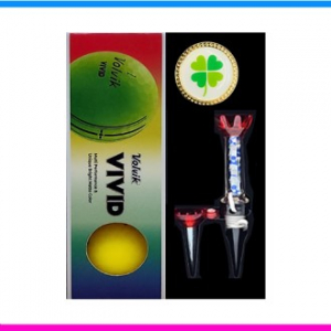 볼빅 비비드 3구 볼마커 자석티세트 (3pc) 볼빅 3구 골프공 3구세트