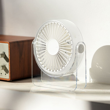 하이온 H47 투명 미니 탁상 선풍기 #4