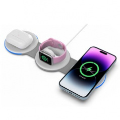 UM2 에어팟 워치 아이폰 맥세이프 올인원 폴딩 고속 무선 충전기 거치대 A3in1W