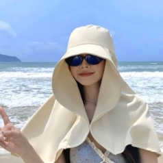 M161 아이스쿨러 빅사이즈 버킷햇 자외선차단 썬캡 탈부착 쿨링소재 인쇄 주문제작 답례품