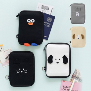 A027  귀염뽀짝 패스포트 파우치 여권지갑 여권 파우치 여행 용품 인쇄 행사 답례품