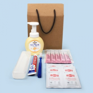 아이깨끗해+크리오 덴티메이트 치약+크리오 미세모칫솔+2080 가글 5매+애경 랩신 손소독티슈 6매