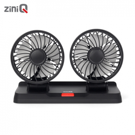 지니큐 차량용 5엽날개 360도 풍향조절 듀얼 선풍기 FC-250A #6