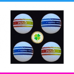 볼빅 비스타3 프리즘 4구 볼마커 세트 (3pc) 볼빅 프리즘 4구 볼빅 4구세트 골프공 4구세트