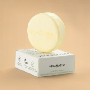 비건네이처 약산성 샴푸바 시트러스향 모든두피용 고체 샴푸