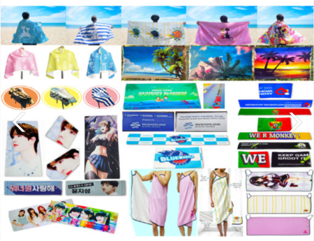 극세사타올 테리타올 스웨이드타올 비치타올 포토타올 // 사이즈 변경가능 전면인쇄 #3