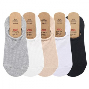 골지 페이크삭스 여자 여름 발목 양말 여성 덧신