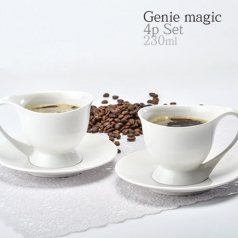 지니매직 세라믹 커피잔 4p세트