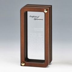 우드 크리스탈상패 K33) 534-2