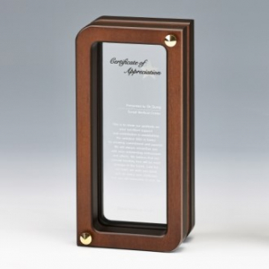 우드 크리스탈상패 K33) 534-2