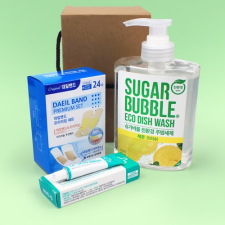 대일밴드 프리미엄 기획 24매입 세트 + 닥터스킨 연고 + 슈가버블 주방세제 470ml #2