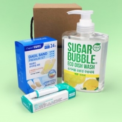 대일밴드 프리미엄 기획 24매입 세트 + 닥터스킨 연고 + 슈가버블 주방세제 470ml