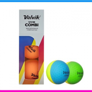 볼빅 비비드 콤비 3구 (3pc) 볼빅 반반 골프공