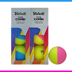 볼빅 비비드 콤비 6구 (3pc) 볼빅 반반 골프공 볼빅 골프공 6구 비비드 6구