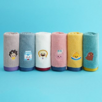 브레드이발소 자수고리핸드 어린이집수건 60g