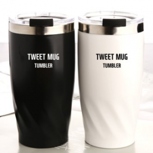 오름 트윗 머그 이중 스텐 텀블러 450ml