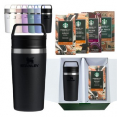 스탠리 카페투고 트래블머그 블랙 스타벅스 비아커피 선물세트
