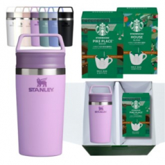 스탠리 카페투고 트래블머그 라일락 스타벅스 드립커피 선물세트