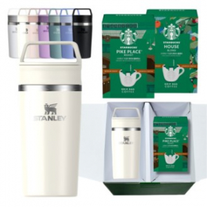 스탠리 카페투고 트래블머그 크림글로스 스타벅스 드립커피 선물세트