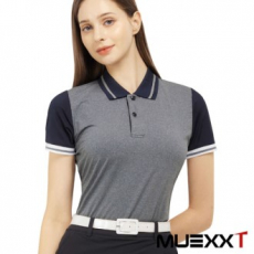 Spandex배색 카라티 반팔 MURX7002
