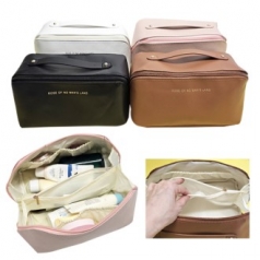 휴대용 화장품파우치 // 인쇄가능, 4가지색상, 개별OPP포장