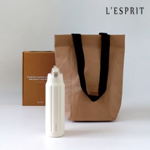 레스쁘리 고급 리유저블 세트 D(락앤락 슬로라이트 텀블러 600ml+리유저블페트쇼핑백)