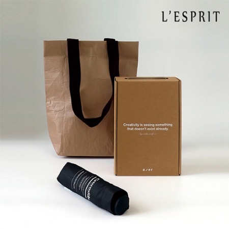 레스쁘리 고급 리유저블 세트 A(크로커다일 레터링 우산+리유저블페트쇼핑백) #2