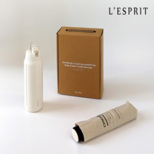 레스쁘리 고급 락앤락 세트N(크로커다일 레터링 우산+락앤락 슬로라이트 텀블러 600ml)