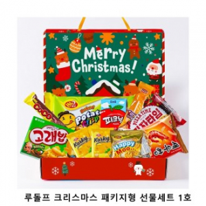 위크앤드 루돌프 크리스마스 패키지형 선물세트 1호 과자 간식 답례품
