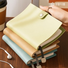 생활더봄 감성컬러 가죽 다이어리 A5 볼펜 세트 고급 선물 패키지