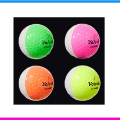 볼빅 크리스탈 콤비 4구세트 (3pc) 볼빅 반반 골프공 크리스탈 골프공