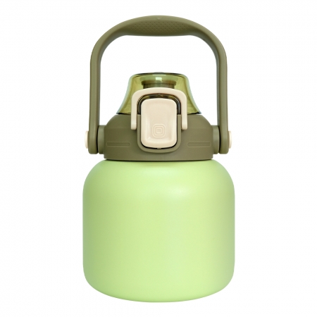 쿠팸 C7 탑 핸들 와이드 텀블러 빨대포함 보온보냉 스테인레스 600ML #2