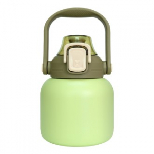 쿠팸 C7 탑 핸들 와이드 텀블러 빨대포함 보온보냉 스테인레스 600ML