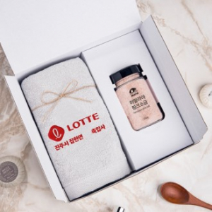 수건 소금 세트 30수 150g