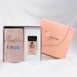 수건 소금 세트 40수 190g