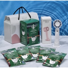 스타벅스 드립백 커피 5P+ 급속 냉각 쿨 선풍기 세트 아이스 +사은품 레디백 선물세트