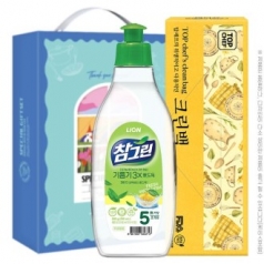 참그린녹차 주방세제 300용기 크린백 2종