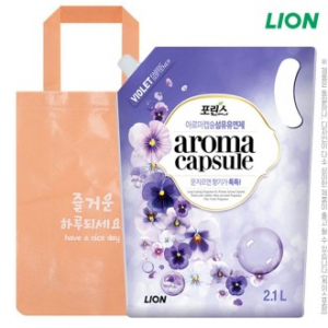 (부직포가방)포린스 아로마실크바이올렛2.1L 섬유유연제 리필