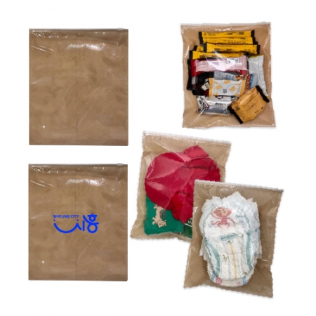 PVC부직포 지퍼백 파우치M #2