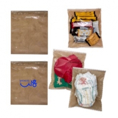 PVC부직포 지퍼백 파우치M