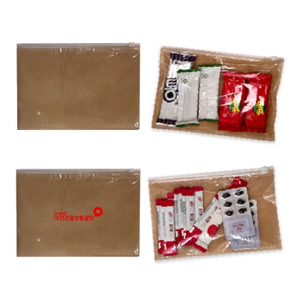 PVC부직포 지퍼백 파우치S #2