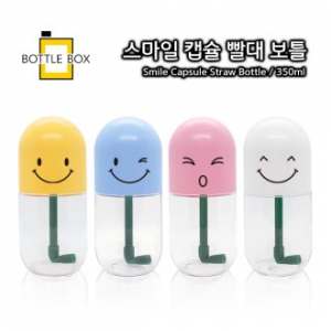 보틀박스 스마일캡슐 빨대보틀350