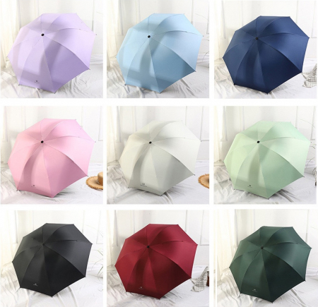 15컬러 포장박스 3단완전자동우산 경량우산 uv양우산 #5