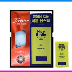 타이틀리스트 트루필 3구 닥터지 썬스틱 선물세트 2pc 타이틀리스트 trufeel 3구 선스틱 선물세트 골프공 3구 썬크림 선물세트