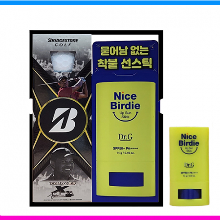 브릿지스톤 tour b x 3구 닥터지 썬스틱 선물세트 3pc 브릿지스톤 타이거 우즈 3구 썬스틱세트 브릿지스톤 골프공 3구 썬크림 선물세트 #2