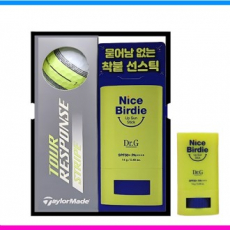 테일러메이드 투어 리스폰스 스트라이프 3구 닥터지 썬스틱세트 3pc 테일러메이드 투어 리스폰스 3구 썬크림 선물세트